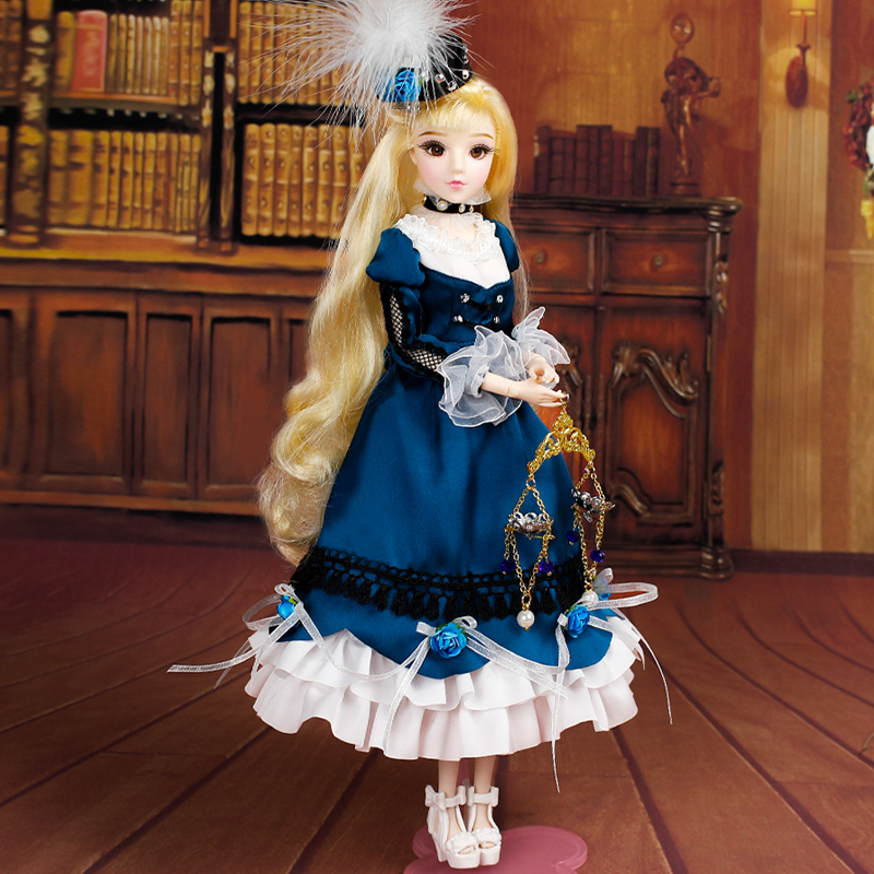 德必胜mmgirl12星座娃娃天秤座女孩玩具礼物套装14关节体娃娃m2007