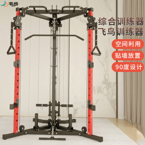 韦步WB31多功能商用小飞鸟综合训练器材深蹲架龙门架引体向上双臂