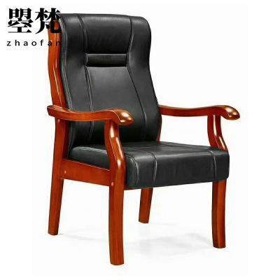曌梵会议椅木质把