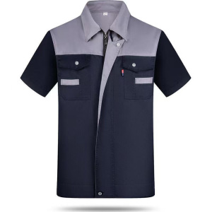 路安保夏季短袖工作服多色可选印花定制套