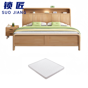 锁匠 简约实木床