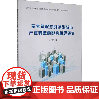 要素错配对资源型城市产业转型的影响机理研究:于润群 著 大中专文科社科综合 大中专 东北大学出版社