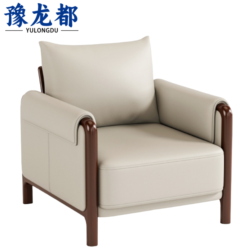 豫龙都 新中式沙发 单人位 张