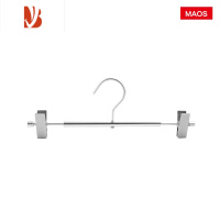 三维工匠maos铝合金家用伸缩防滑裤夹衣架衣柜收纳可旋转夹子