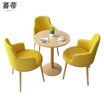蕃蒂桌椅组合一桌三椅套
