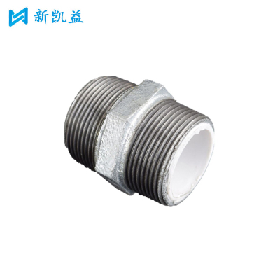 新凯益 玛钢短丝外丝直接 1寸 个