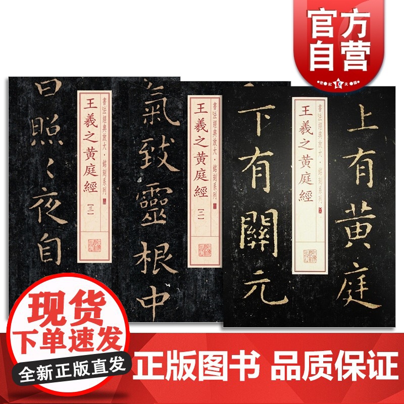 王羲之黄庭经 一二三 书法经典放大 铭刻系列 书法碑帖 篆刻字帖 毛笔字书法自学教材 正版书法字帖 上海书画出版社 世纪