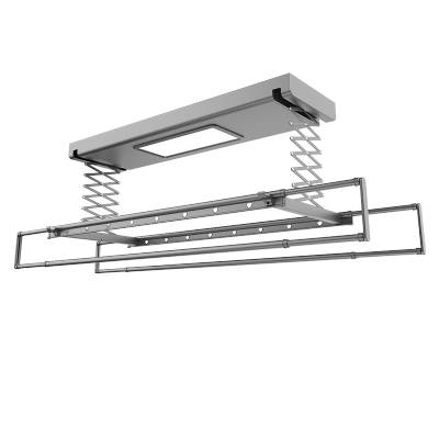 顶固(TopStrong)电动晾衣架P32 轻奢时尚智能伸缩防风晾衣架超薄8.5cm大屏巨亮照明强劲承重 遇阻即停