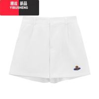 YIBUSHENG小清新条纹长袖防晒T恤女装季新款刺绣宽松中长款薄款罩衫上衣