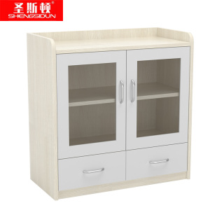 圣斯顿S-SF8040现代板式茶水柜800*400*800mm雪松色(15天内发货)