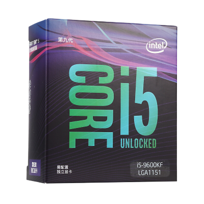 英特尔（intel）酷睿i59600KF3.7GHz6核6线程电脑台式机CPU盒装处理器