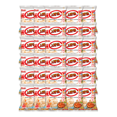 上好佳膨化礼包香脆浓郁入味不油腻片片香脆鲜虾片30包