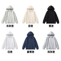 加绒加厚开衫卫衣女秋冬大码拉链外套女保暖口袋连帽上衣女装