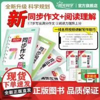 2025春阳光同学三年级同步作文四五六年级上下册满分作文素材一二年级看图写话说话同步阅读理解专项训练书人教版