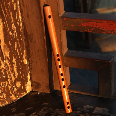 迷你短笛无膜孔学生入门竹笛小笛子随身初学者儿童成人乐器女短笛A调29cm（有膜孔）