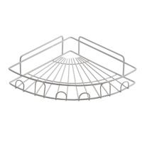 免打孔转角壁挂置物架卫生间三角架浴室化妆品沐浴露收纳架