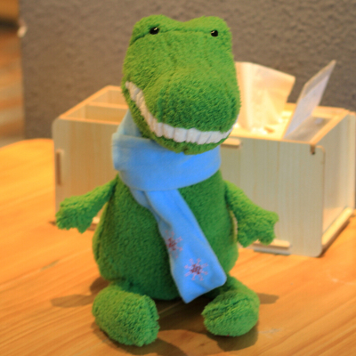 ins超丑网红丑萌娃娃猪玩偶公仔可爱毛绒微笑大牙呲牙新年 翠绿色鳄鱼