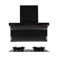 Haotaitai烟灶套装XK02+X405液化气 25m³大风量挥手+智清洗4.8kW大火力左灶直火右灶九鼎猛火