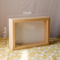 美帮汇标本相框创意立体画框干花植物装裱衍纸手工diy展示摆台7寸8 L深框33*23.5*8cm 其他尺寸