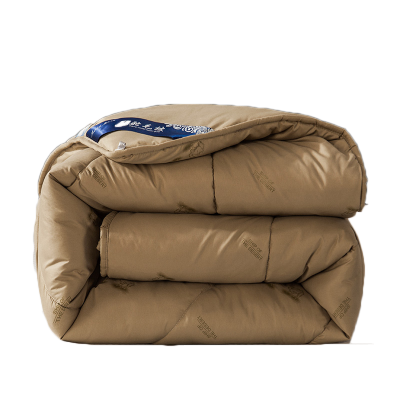 J.H.Longess加厚蓬松防羽布不钻毛秋冬驼毛被子绗缝保暖棉被芯冬被