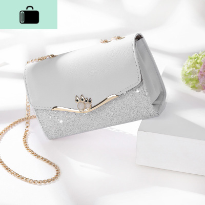 女包包2019韩版新款ins网红单肩斜挎包时尚链条包迷你女学生包包NEW LAKE女斜挎包