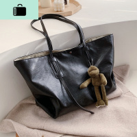 软面大包包女2020新款潮韩版百搭质感大容量时尚单肩包洋气托特包NEW LAKE女士单肩包