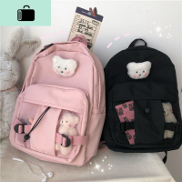 茶话会日系古着感少女原宿书包森系可爱背包韩版ins学生双肩包女NEW LAKE