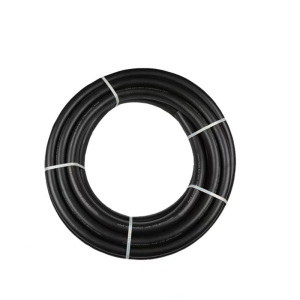 盛京联硕黑色橡胶管光面夹布橡胶管 内径38mm[1.5寸] 4层线 18米 卷