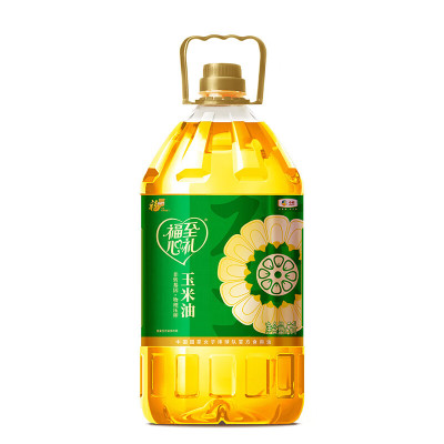 五个农民一级压榨玉米油5升桶装纯正玉米香健康国产大容量经济实惠