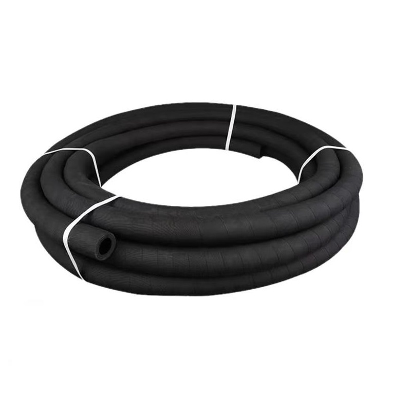 鑫迈凯斯 高压橡胶管 黑色缠绕夹线橡胶管 内径38mm4层线20米(耐压25公斤) 卷