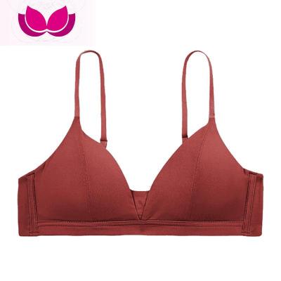 七斓爆舒服文胸日系小胸平胸睡眠透气无钢圈薄款少女内衣胸罩