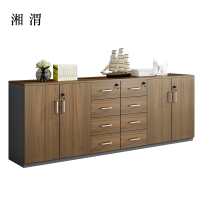 湘渭办公室矮柜储物柜文件柜4门8抽屉