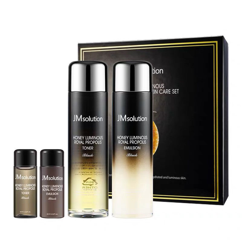 韩国jm solution肌司研水光蜂蜜水乳套装补水保湿护肤套盒 临期23年9