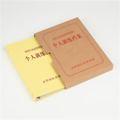 泰档 WJ个人训练档案盒配等量标签315*230*35mm三孔蛇簧款