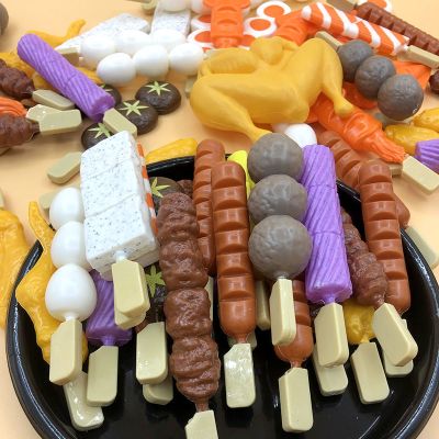 儿童过家家玩具仿真食物烧烤串串香幼儿园蒸笼男女孩做饭厨房套餐莎丞