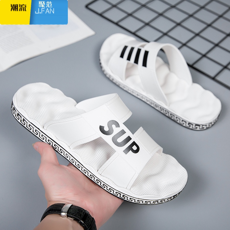 聚范拖鞋男士室外穿2024年夏季新款休闲一字拖韩版时尚大码防滑凉拖鞋