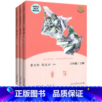 课外阅读 [正版]快乐读书吧 童年 小英雄雨来 爱的教育 全3册 六年级上册 人教版名著阅读课程化丛书小学6年级上册曹