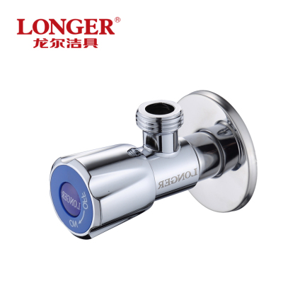 LONGER龙尔洁具 不锈钢三角阀冷热水通用角阀卫生间马桶热水器配件止水阀LE-8629