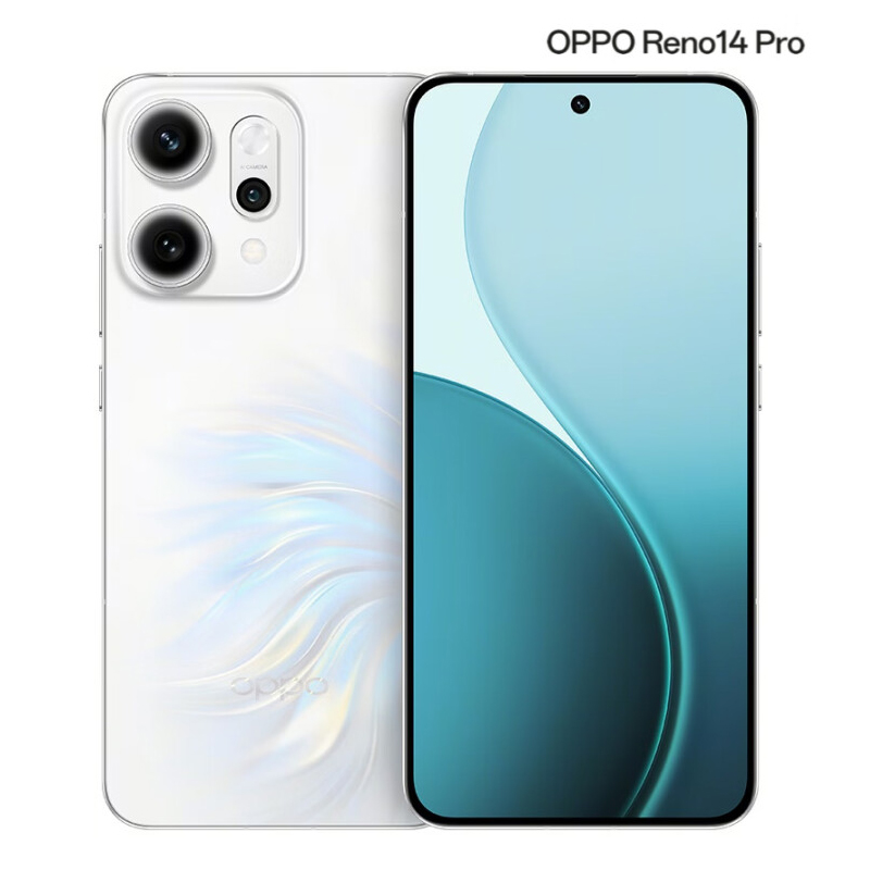 OPPO Reno14 Pro 12GB+256GB 人鱼姬 天玑8450旗舰芯 5G智能 潜望式长焦 无线充电 防水防尘 NFC 红外遥控 AI手机