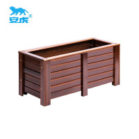 安虎 户外防腐木花箱 120*40*60cm 个