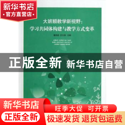 正版 大班额教学新视野:学习共同体构建与教学方式变革 潘洪建,