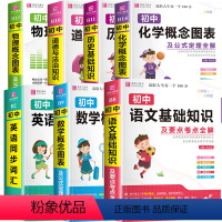 [7本]语文+数学+英语+物理+化学+政治+历史 初中通用 [正版]2024年初中物理化学生物概念图表及公式定理要点考点