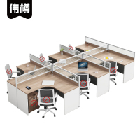 伟樽屏风工位六人位4200*2400*1100mm张