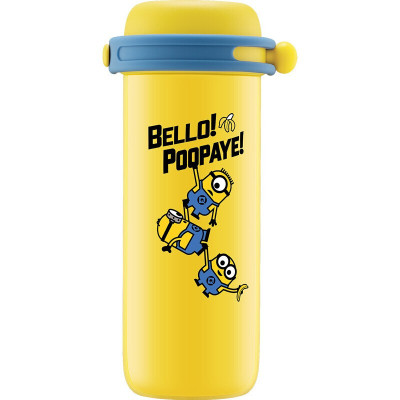 苏泊尔（SUPOR）小黄人保温杯316L不锈钢轻量便携学生可爱水杯子捣蛋黄420ml