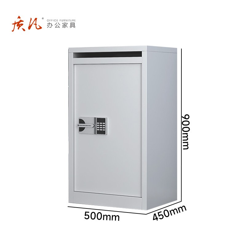 苏宁 质凡 办公家具 办公文件待销柜单节国保密码锁(内置帆布袋)/ZF-BMG114/500*450*900mm