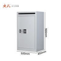 苏宁 质凡 办公家具 办公文件待销柜单节国保密码锁(内置帆布袋)/ZF-BMG114/500*450*900mm