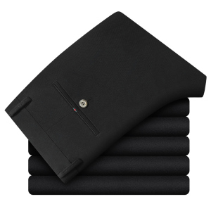 老爷车(laoyeche)香港品牌正品男士秋冬季款休闲裤男直筒男裤大码男装长裤商务弹力裤子休闲裤