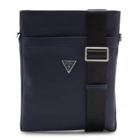 盖尔斯(GUESS)男士单肩包蓝色休闲商务通勤大容量托特包