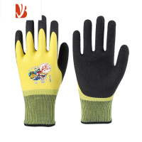 三维工匠劳保手套防水全胶防滑耐磨工作加厚橡胶干活男工地劳动全乳胶