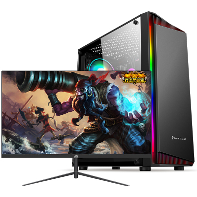 铭能 i9级12核2673V3/RTX3060/5700XT/32G内存/1T固态 台式电脑 台式机 DIY组装机 电脑主机 组装电脑家用办公组装机学生游戏电脑台式+27英寸全套